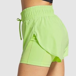 ❌️SOLD❌️Gymshark speed shorts.  Lime